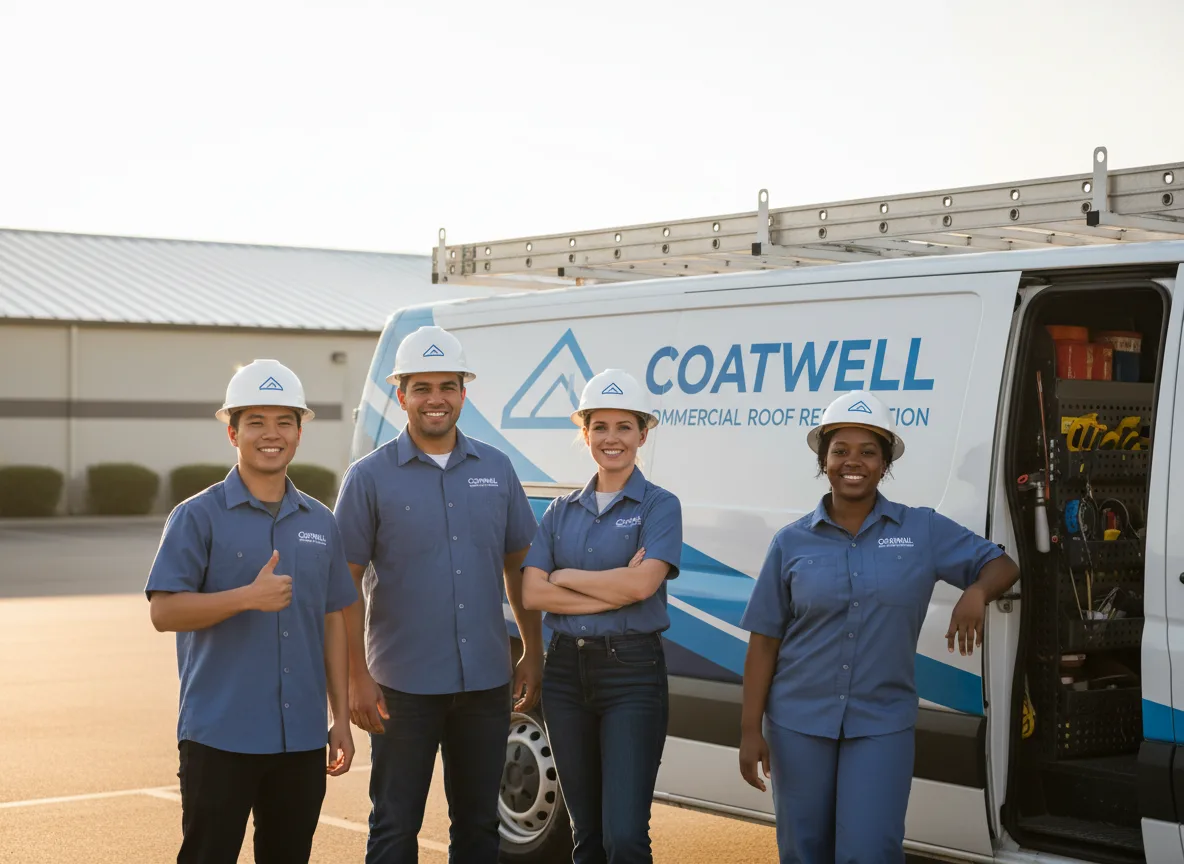 Commercial roof coating company in Gilbert, MN